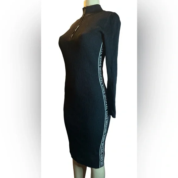 knit mini halter dress Black Shimmering Halter Neck Knit Mini Dress